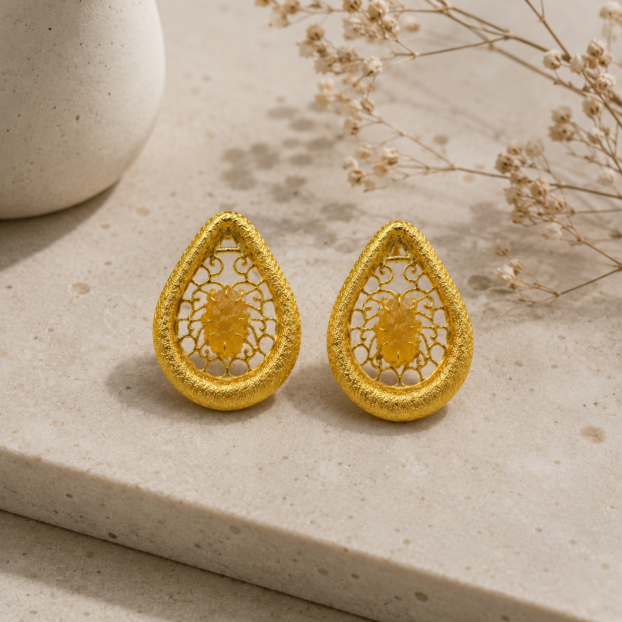 Amber Royale Studs