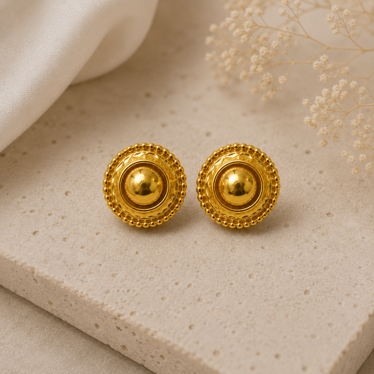 Regal Disc Earrings