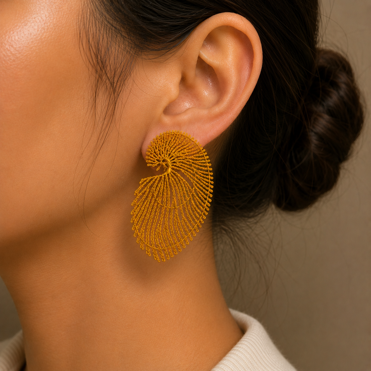 Sunwoven Petal Studs
