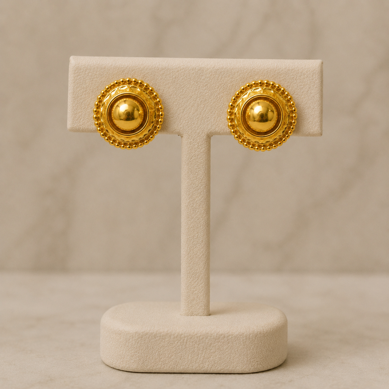 Regal Disc Earrings