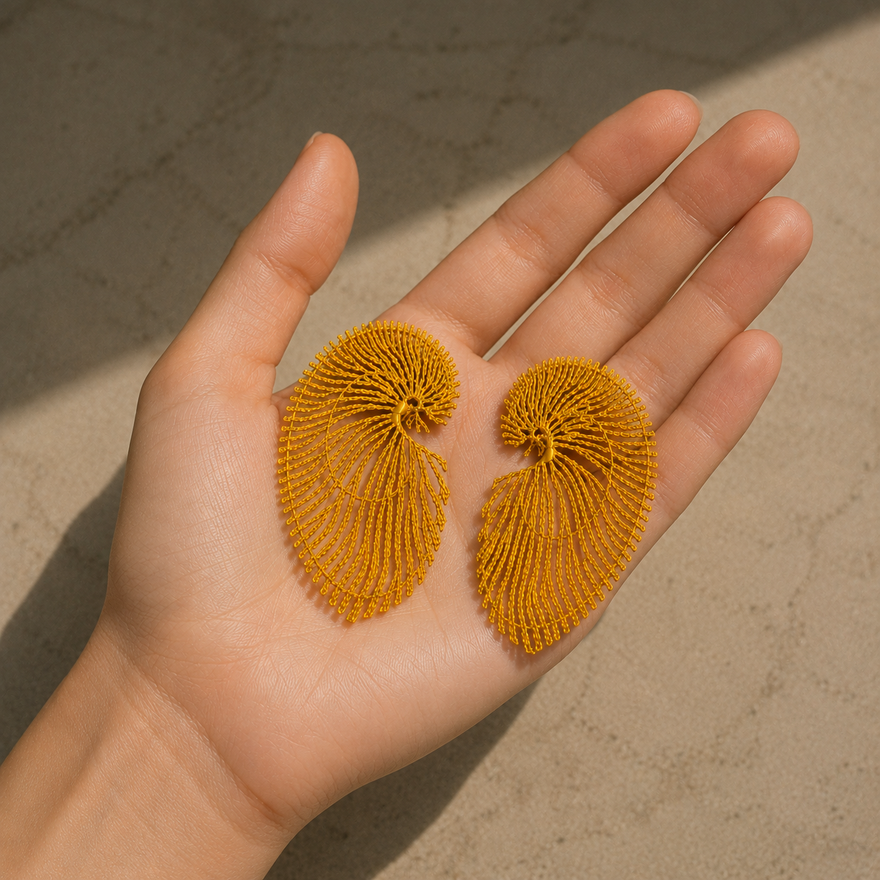 Sunwoven Petal Studs