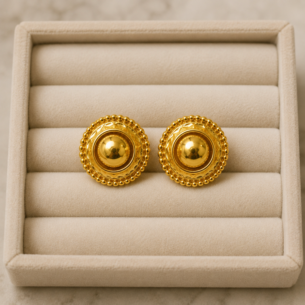 Regal Disc Earrings