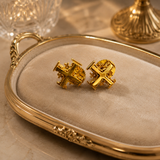 Aurex Cross Studs