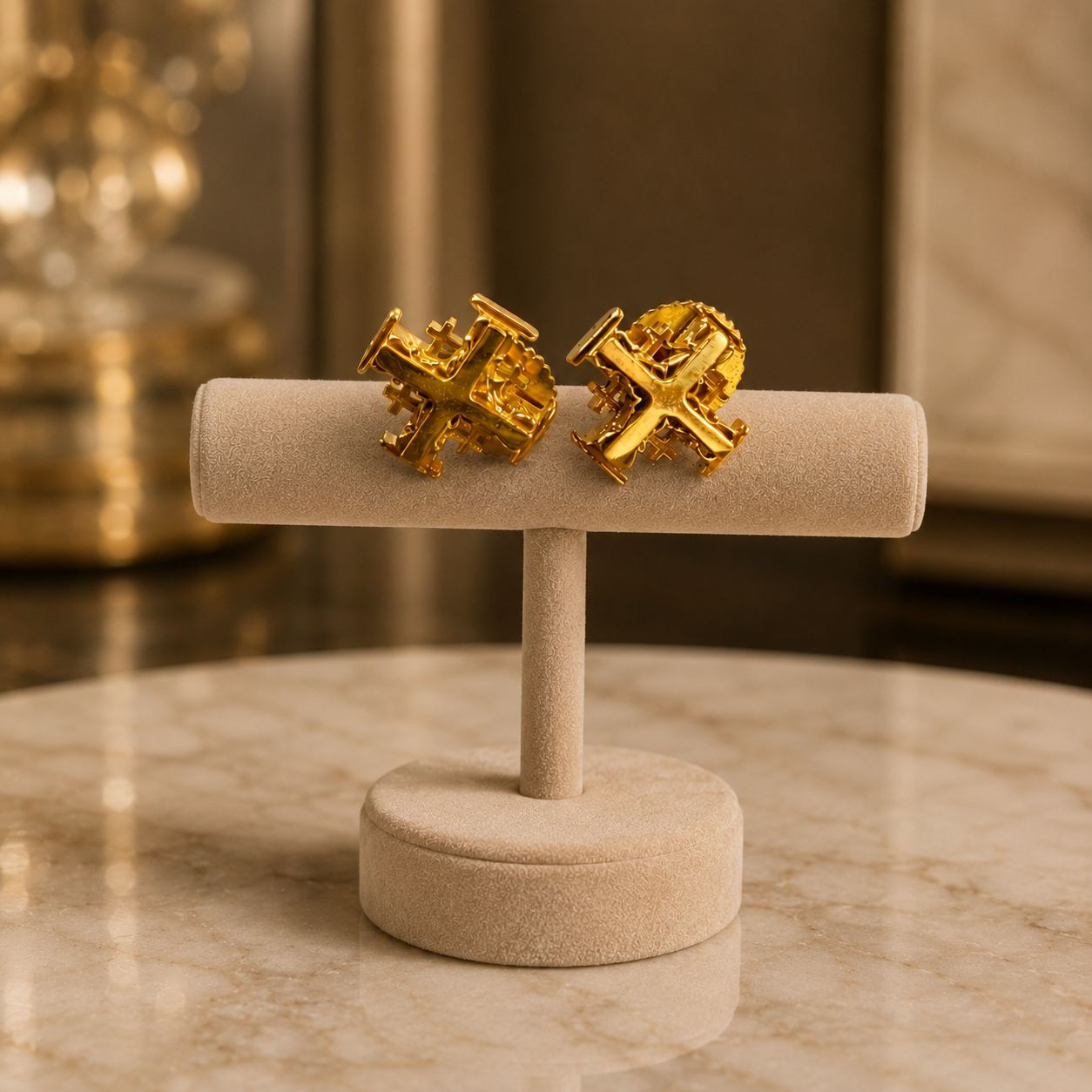 Aurex Cross Studs