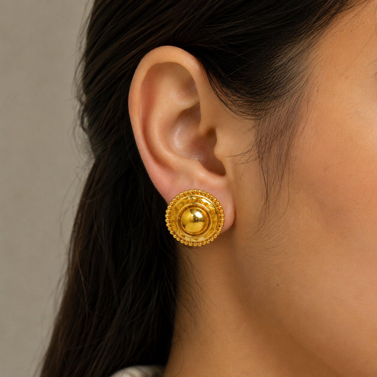 Regal Disc Earrings