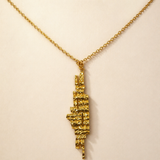 Handmade Brass Pendent Abstract Aura