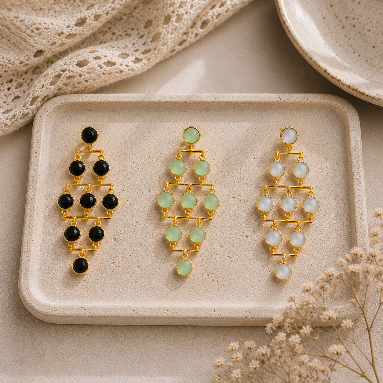Chandelier Handmade Earring