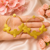 Petal Halo Hoops Earring