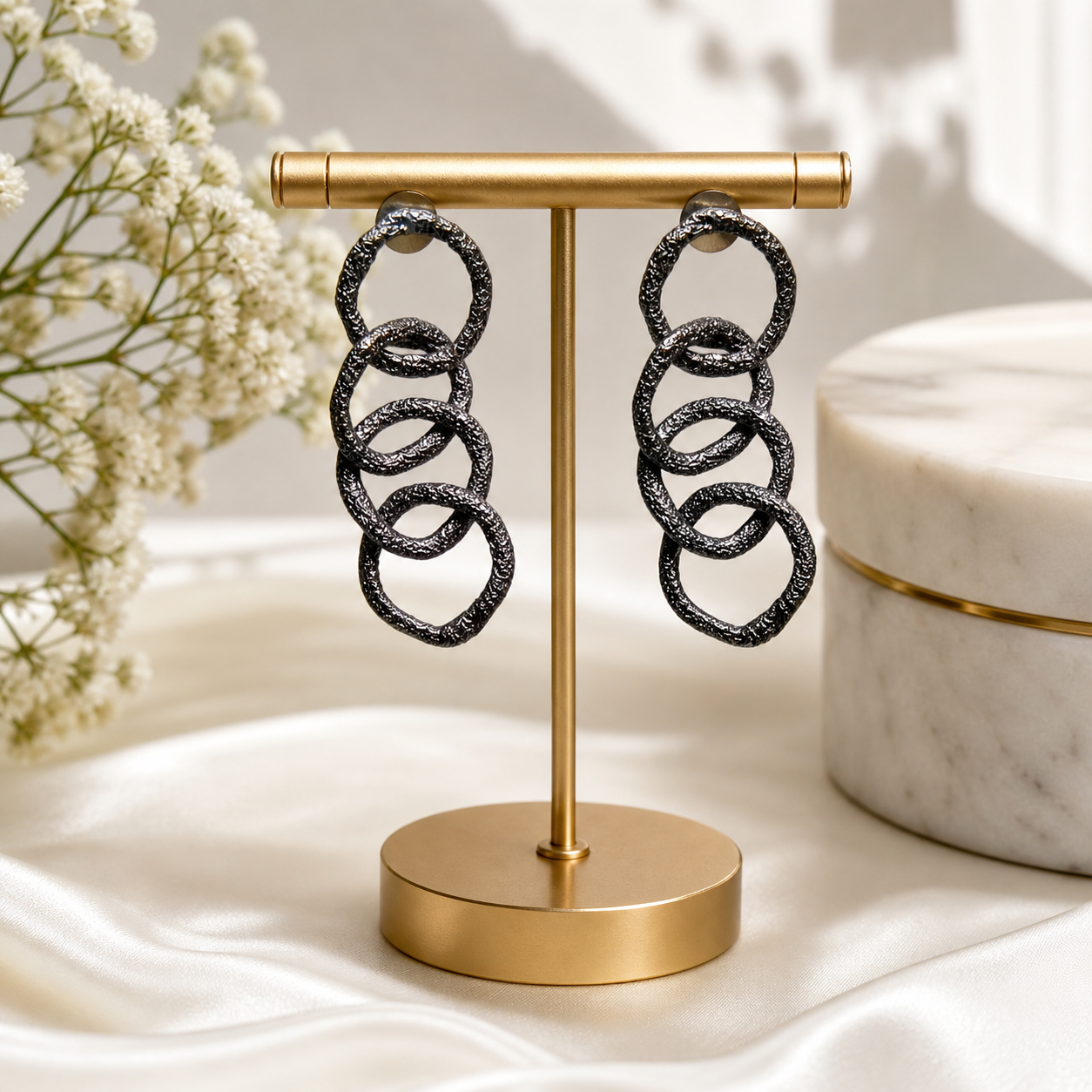 Cornring Handmade Brass Earring