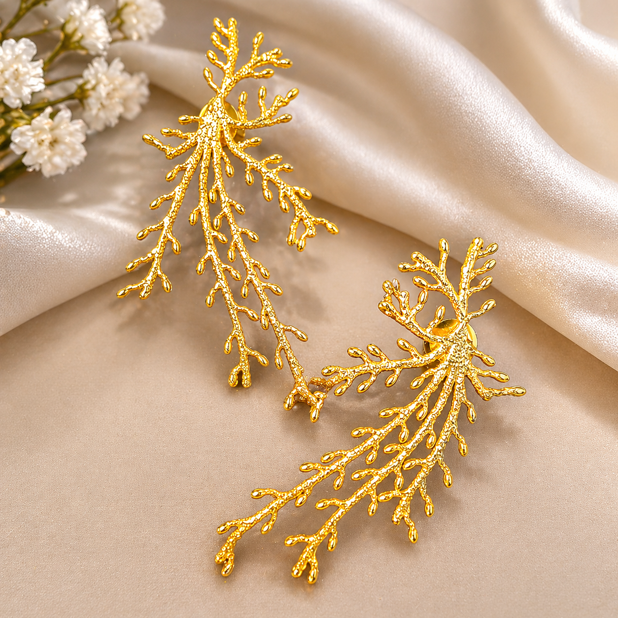 Fossila Handmade Brass Earring