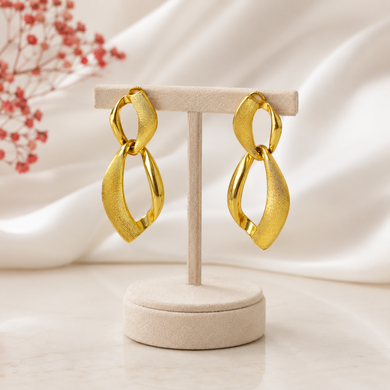 Sculptural Drop Earring