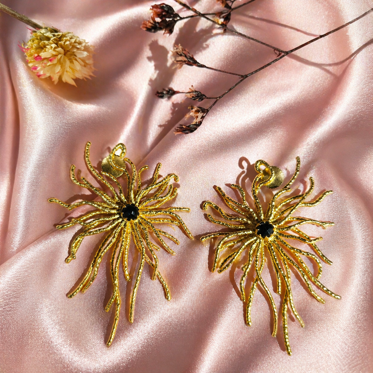 Fossilo stone Earring
