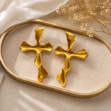 Luxe Crucis Earrings