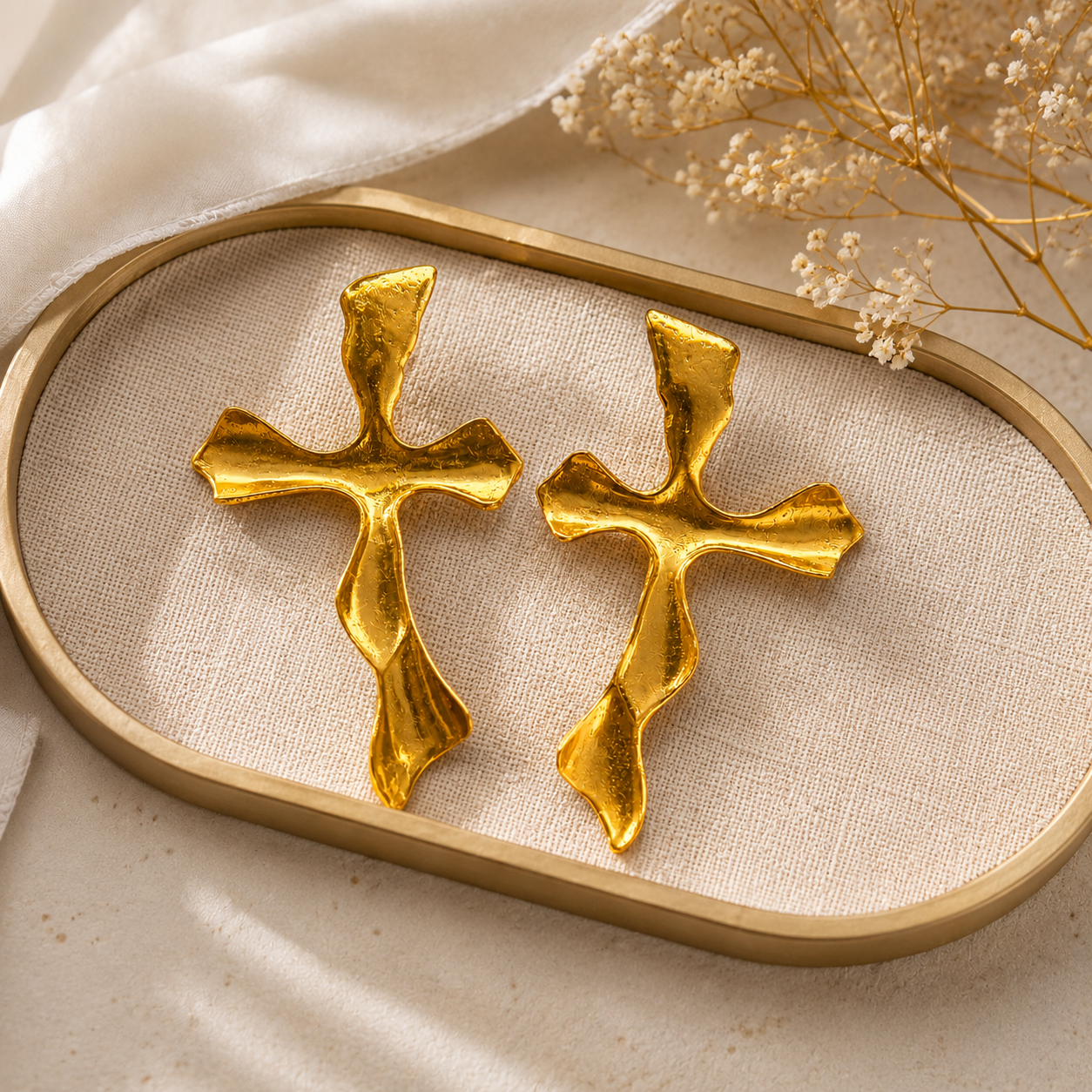 Luxe Crucis Earrings