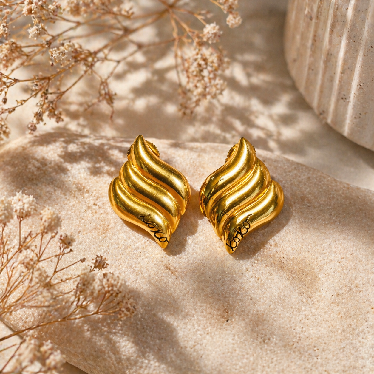 Waveform Studs Earring