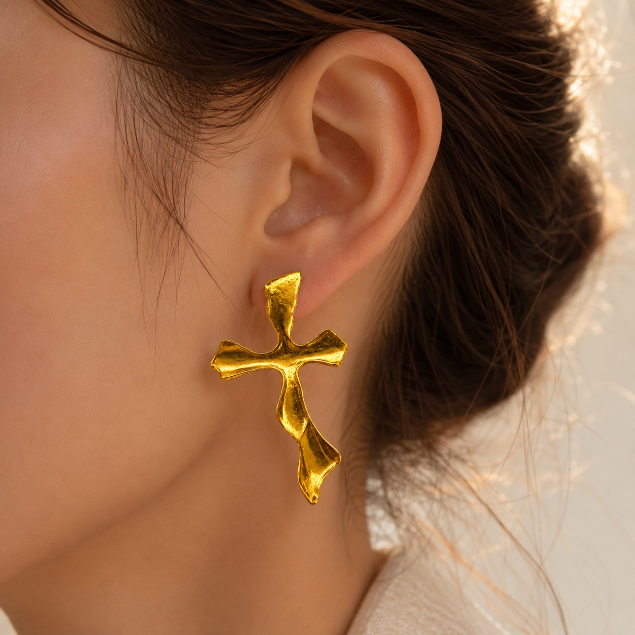 Luxe Crucis Earrings