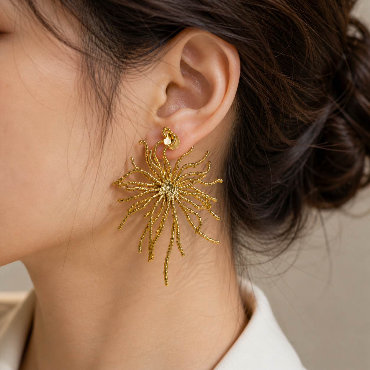 Fossilo Handmade Earring