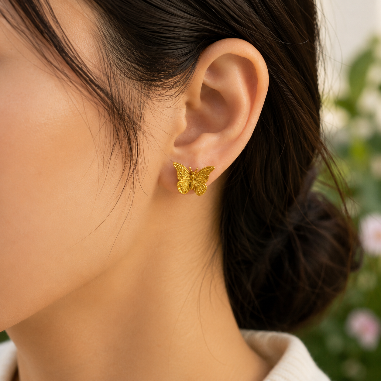 Ethereal Butterfly Studs Earring