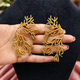 Leafos Handmade Brass Earing