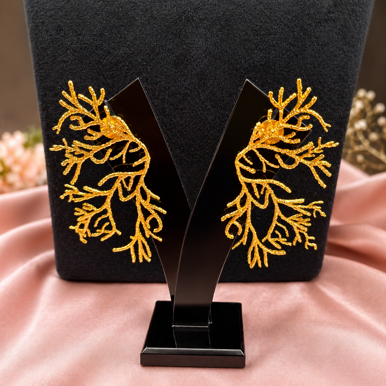 Leafos Handmade Brass Earing