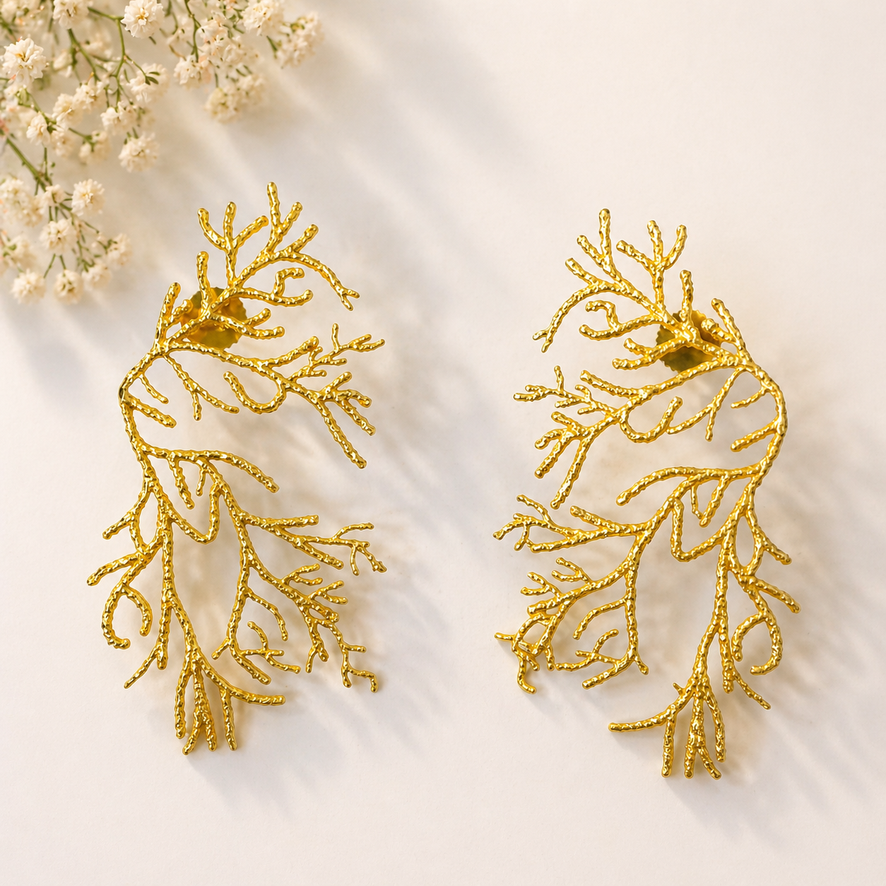 Leafos Handmade Brass Earing