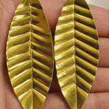 Golden Zephyr Leaves Earrings