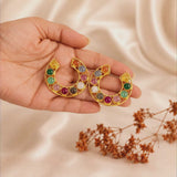 Meher Crescent Hoops Earrings