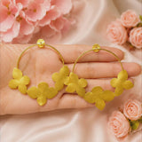 Petal Halo Hoops Earring