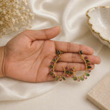 Multicolour Mosaic Crescent Hoops