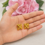 Aurex Cross Studs